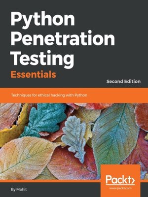 cover image of Python Penetration Testing Essentials